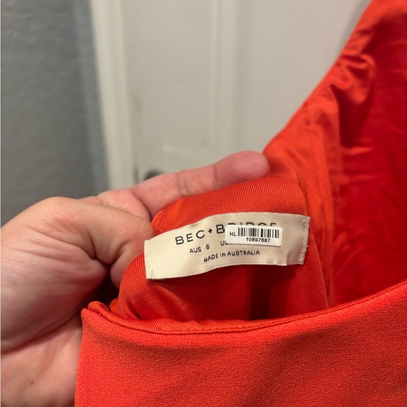 BEC + BRIDGE Ella Midi Dress in Flame - Picture 5 of 7